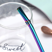 Indlæs billede til gallerivisning Kaffeske/sugerør i rustfrit stål