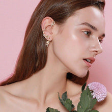 Indlæs billede til gallerivisning Glitrende zirkon øreringe/øreclips