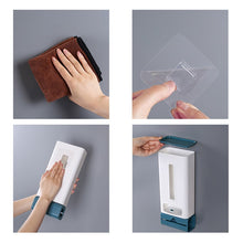 Indlæs billede til gallerivisning Vægmonteret opbevaringsboks til opbevaring af plastikposer til diverse artikler