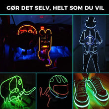 Indlæs billede til gallerivisning 4-i-1 Atmosfærisk LED strenglys til bilinteriøret