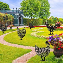 Indlæs billede til gallerivisning Havedekoration i kyllingemotiv