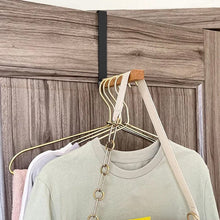 Indlæs billede til gallerivisning Foldbare dørkroge i massivt træ