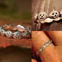 Indlæs billede til gallerivisning Retro Halloween græskar ring