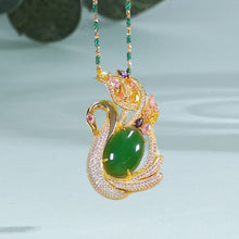 Indlæs billede til gallerivisning Forudsalg - Katteøjesten Fuld diamanthalskæde