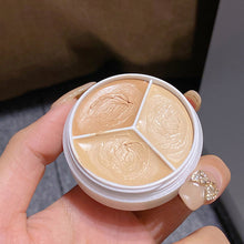 Indlæs billede til gallerivisning Tredelt concealer palette til dækning af akne eller mørke rander under øjnene