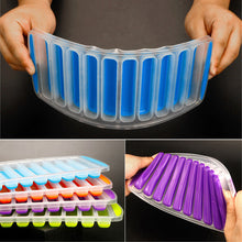 Indlæs billede til gallerivisning Smal silikone isterningebakke