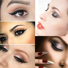 Indlæs billede til gallerivisning Quick eyeliner & eyeshadow stencil stickers