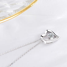 Indlæs billede til gallerivisning Evig kærlighed hjertehalskæde