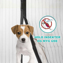 Indlæs billede til gallerivisning Magnetisk skærmdør med velcro med fuld ramme