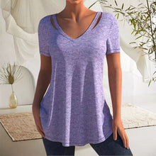 Indlæs billede til gallerivisning European and American new short-sleeved tops