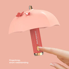 Indlæs billede til gallerivisning Mini paraplyformet natlampe med USB genopladeligt batteri