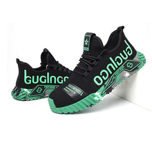 Indlæs billede til gallerivisning Ventilerende sneakers med beskyttende tåkappe i stål