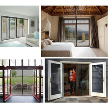 Indlæs billede til gallerivisning Magnetisk skærmdør med velcro med fuld ramme