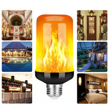 Indlæs billede til gallerivisning LED lyspære med flammeeffekt