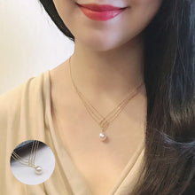 Indlæs billede til gallerivisning Luksus Flettet Perlehalskæde