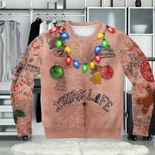 Indlæs billede til gallerivisning Kreativ julesweatshirt