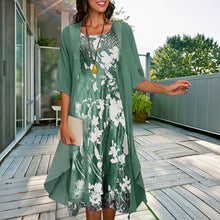 Indlæs billede til gallerivisning To-delt chiffon sommerkjole