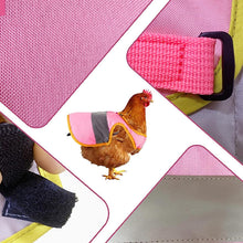 Indlæs billede til gallerivisning Justerbar reflekterende selevest til høns