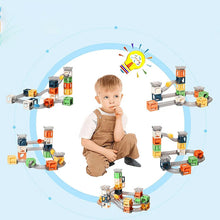 Indlæs billede til gallerivisning Magnetiske terninger til stabling af klodser Aktivitetslegetøj