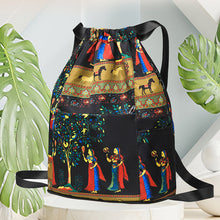 Indlæs billede til gallerivisning Foldbar sportsrygsæk med stor kapacitet og snørelukning