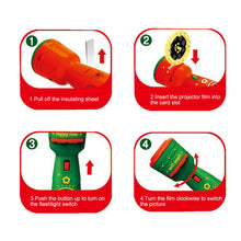 Indlæs billede til gallerivisning 2 i 1 projektor-lommelygte legetøj