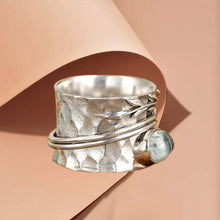 Indlæs billede til gallerivisning Blad krystal Zircon Drejelig dekompressionsring