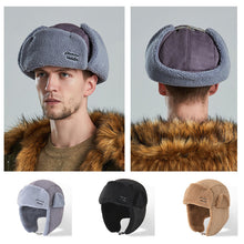 Indlæs billede til gallerivisning Jægerpelshue med øreklapper til vinter (Herre)
