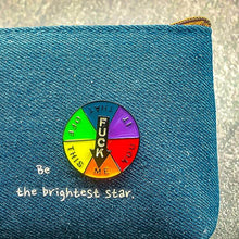 Indlæs billede til gallerivisning Sjovt humør-skilt i lykkehjul-stil