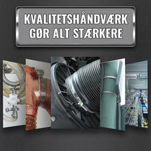 Indlæs billede til gallerivisning Håndskruede trykringe i rustfrit stål