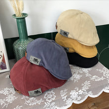 Indlæs billede til gallerivisning Gadebaret/kasket i retro-vintage stil