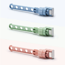 Indlæs billede til gallerivisning Foldbar vægmonteret tøjbøjle