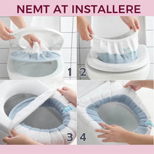 Indlæs billede til gallerivisning Toiletsædebetræk i plys