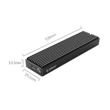 Indlæs billede til gallerivisning Ekstern mobil SSD i aluminium med ultrahøj hastighed