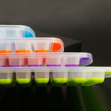 Indlæs billede til gallerivisning Smal silikone isterningebakke