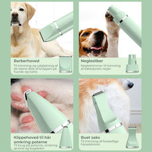 Indlæs billede til gallerivisning 4-i-1 kæledyrspels trimmer