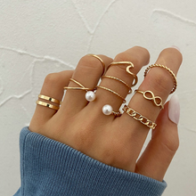 Indlæs billede til gallerivisning Stjerne måne ring sæt