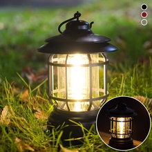 Indlæs billede til gallerivisning Bærbar Retro Camping lampe