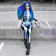 Indlæs billede til gallerivisning Halloween SexySkull Bodysuit