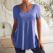 Indlæs billede til gallerivisning European and American new short-sleeved tops