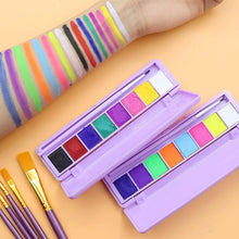 Indlæs billede til gallerivisning Vandopløselig fluorescerende makeup-palette
