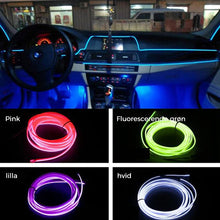 Indlæs billede til gallerivisning 4-i-1 Atmosfærisk LED strenglys til bilinteriøret
