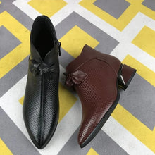 Indlæs billede til gallerivisning Stilfulde højhælede læderstøvler (Dame)