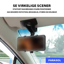 Indlæs billede til gallerivisning Telefonholder med nummerplade i instrumentbrættet