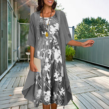 Indlæs billede til gallerivisning To-delt chiffon sommerkjole