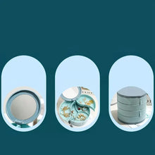 Indlæs billede til gallerivisning Roterende multilags smykkeskrin