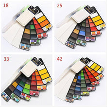 Indlæs billede til gallerivisning Solid Gouache-pigment palete - lad din kreativitet komme til udtryk!