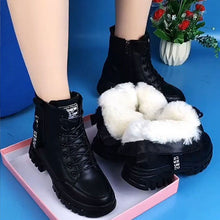 Indlæs billede til gallerivisning Varme High Top Martin-støvler i læder (Dame)