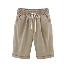 Indlæs billede til gallerivisning Afslappede og behagelige sommershorts med elastisk talje