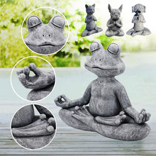 Indlæs billede til gallerivisning Dyr meditation harpiks pynt