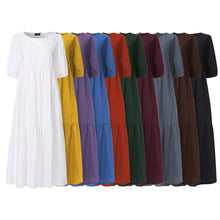 Indlæs billede til gallerivisning Boho Afslappet Strandkjole